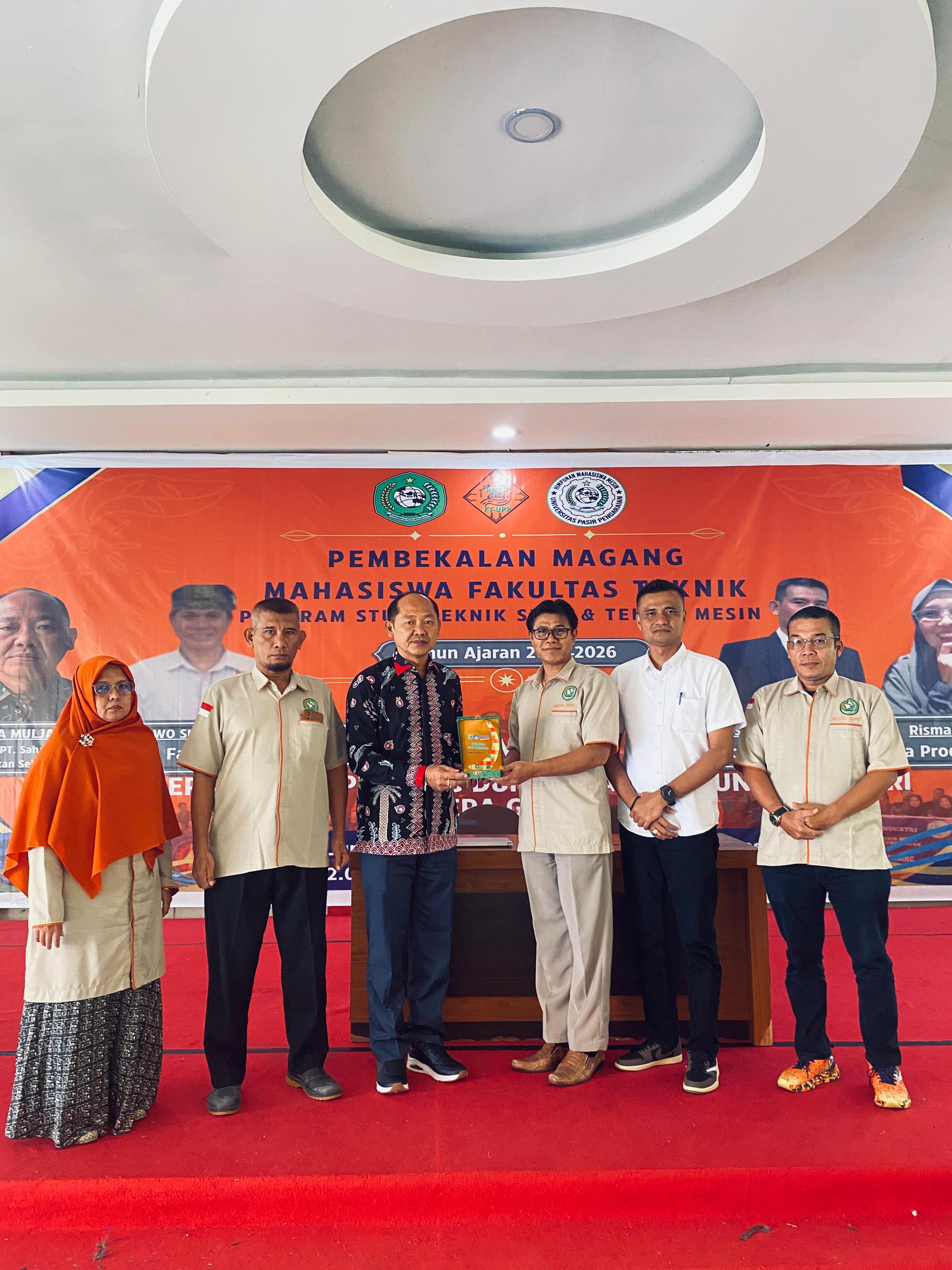 Pelepasan Magang Mahasiswa Fakultas Teknik Universitas Pasir Pengaraian TA. 2025/2026